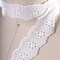 2 Yards White Cotton Lace Trim 2" Wide with Multiple Eyelets & Embroidered Edge